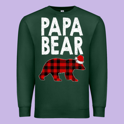 Papa Bear Premium Sweatshirt Designed By Bettercallsaul