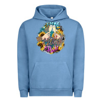 Pigment Pebble Blue Cool mom club mother's day Urban Hoodie - HowdyJamesFarm