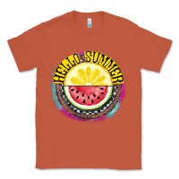 Copper Hello Summer Classic Tee - CowhideDigitalArt