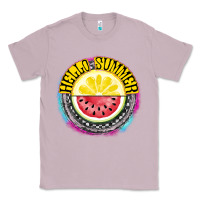 Lilac Hello Summer Classic Tee - CowhideDigitalArt