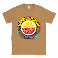 Toasted Coconut Hello Summer Classic Tee - CowhideDigitalArt