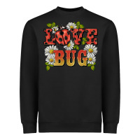 Black ladybug love bug Heavyweight Sweatshirt - BarkalooDesign