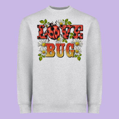 Ladybug Love Bug Heavyweight Sweatshirt Designed By Barkaloodesign