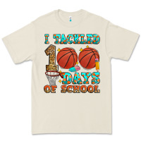 Bone i tackled 100 days of school basketball Premium Tee - Zillion Design Studio