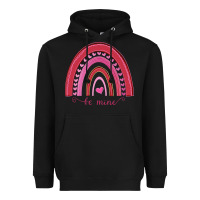 Black Valentines Day Rainbow Heavyweight Hoodie - Bettercallsaul