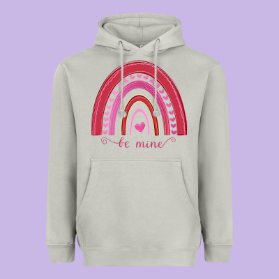 Valentines Day Rainbow Heavyweight Hoodie Designed By Bettercallsaul