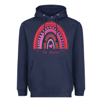 Navy Valentines Day Rainbow Heavyweight Hoodie - Bettercallsaul