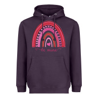 Plum Valentines Day Rainbow Heavyweight Hoodie - Bettercallsaul
