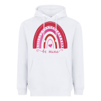 White Valentines Day Rainbow Heavyweight Hoodie - Bettercallsaul