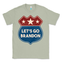 Matcha Let's Go Brandon Shield Patch Classic Tee - Jasminsmagicworld