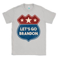 Moon Dust Let's Go Brandon Shield Patch Classic Tee - Jasminsmagicworld