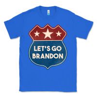 True Royal Let's Go Brandon Shield Patch Classic Tee - Jasminsmagicworld