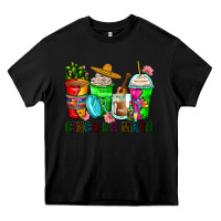 Black cinco de mayo coffee cups Heavy Core Tee - Zillion Design Studio