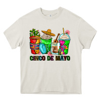 Cream cinco de mayo coffee cups Heavy Core Tee - Zillion Design Studio