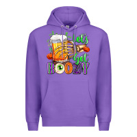 Purple Lets Get Boozy Premium Hoodie - texasbilliewilder