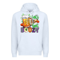 White Lets Get Boozy Premium Hoodie - texasbilliewilder