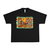 Black cactus western leopard Urban Heavy Tee - AdoDesignShop