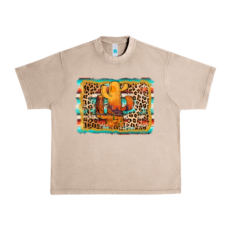 Cactus Western Leopard Urban Heavy Tee by AdoDesignShop | Teevron