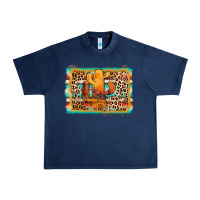 Navy cactus western leopard Urban Heavy Tee - AdoDesignShop