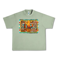 Oil Green cactus western leopard Urban Heavy Tee - AdoDesignShop