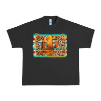 Pigment Black cactus western leopard Urban Heavy Tee - AdoDesignShop