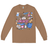 Toasted Coconut can't talk right now doing nurse stuff Long Sleeve Tee - MaliasSmallBusiness