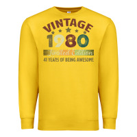 Lemon Vintage 1980 Limited Edition 41 Years Of Being Awesome Premium Sweatshirt - Bettercallsaul