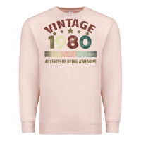 Pale Pink Vintage 1980 Limited Edition 41 Years Of Being Awesome Premium Sweatshirt - Bettercallsaul