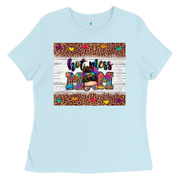 Baby Blue hot mess mom Ladies Tee - Zillion Design Studio