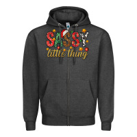Charcoal Heather Sassy litte thing Zipper Hoodie - NancyCooperArtShop