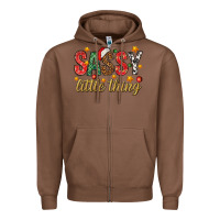 Chestnut Sassy litte thing Zipper Hoodie - NancyCooperArtShop