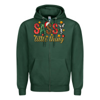 Sports Green Sassy litte thing Zipper Hoodie - NancyCooperArtShop