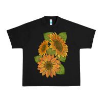 Black sunflowers b Urban Heavy Tee - Artiststas