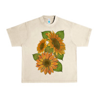 Sandshell sunflowers b Urban Heavy Tee - Artiststas