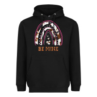 Black Valentines Day Rainbow, Valentines Day Rainbow Cowhide, Heavyweight Hoodie - Bettercallsaul