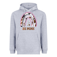 Heather Grey Valentines Day Rainbow, Valentines Day Rainbow Cowhide, Heavyweight Hoodie - Bettercallsaul