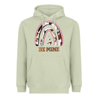 Valentines Day Rainbow, Valentines Day Rainbow Cowhide, Heavyweight Hoodie | Teevron