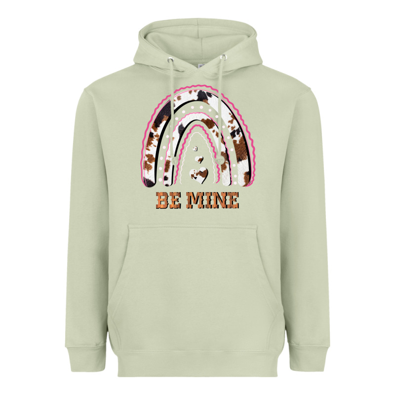 Valentines Day Rainbow, Valentines Day Rainbow Cowhide, Heavyweight Hoodie by Bettercallsaul | Teevron