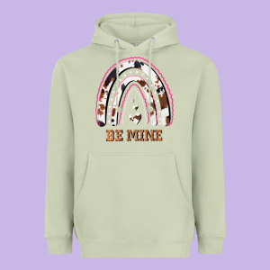 Valentines Day Rainbow, Valentines Day Rainbow Cowhide, Heavyweight Hoodie Designed By Bettercallsaul