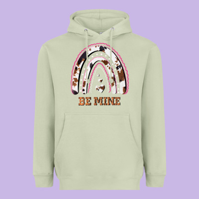 Valentines Day Rainbow, Valentines Day Rainbow Cowhide, Heavyweight Hoodie Designed By Bettercallsaul