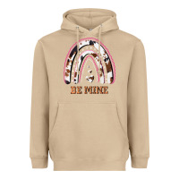 Mushroom Valentines Day Rainbow, Valentines Day Rainbow Cowhide, Heavyweight Hoodie - Bettercallsaul