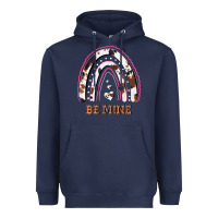 Navy Valentines Day Rainbow, Valentines Day Rainbow Cowhide, Heavyweight Hoodie - Bettercallsaul