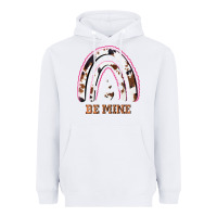 White Valentines Day Rainbow, Valentines Day Rainbow Cowhide, Heavyweight Hoodie - Bettercallsaul
