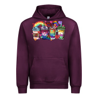 Mauve Wine lgbtq coffee cups Urban Hoodie - HowdyJamesFarm