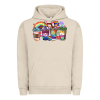 Pigment French Oak lgbtq coffee cups Urban Hoodie - HowdyJamesFarm