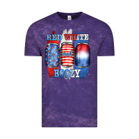 Cloud Purple red white and boozy Vintage Tee - JahusDesignShop