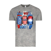Cloud Rock red white and boozy Vintage Tee - JahusDesignShop