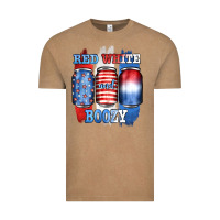 Vintage Coffee red white and boozy Vintage Tee - JahusDesignShop