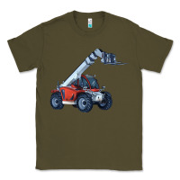 Army Green Telehandler Classic Tee - LillyAllenDesigns