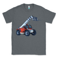 Charcoal Heather Telehandler Classic Tee - LillyAllenDesigns